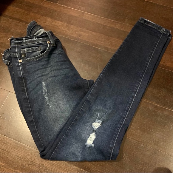 KanCan distressed blue jeans - Picture 3 of 4